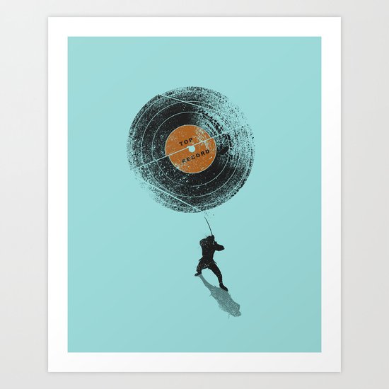 Record Breaker Art Print