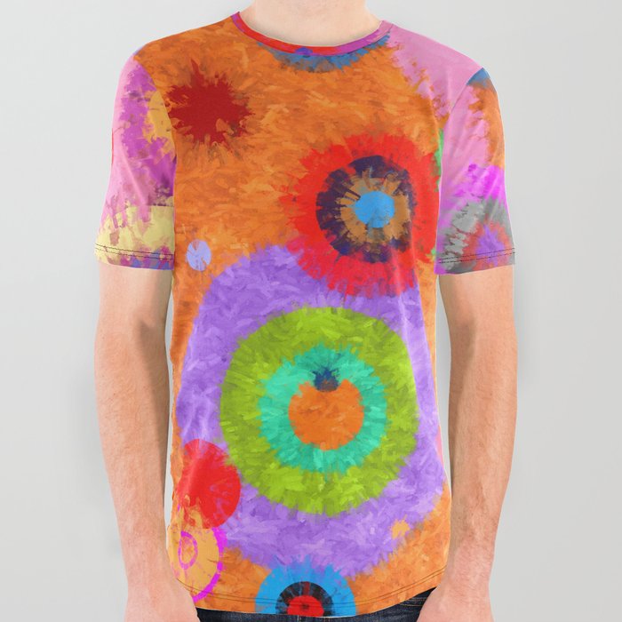 Abstract #427 All Over Graphic Tee