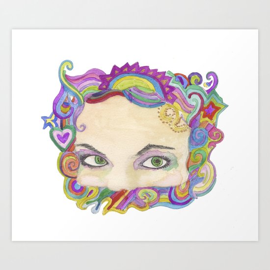I see you Art Print
