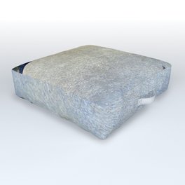 Plight of the Lonely Skier, Snowy Alpine Landscape by Cuno Amiet Outdoor Floor Cushion