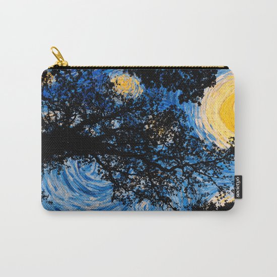 Starry Forest Night Carry-All Pouch