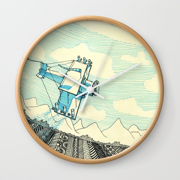 Biplane Wall Clock