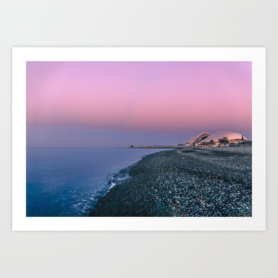 Fisht Olympic Stadium (FIFA 2017) Art Print