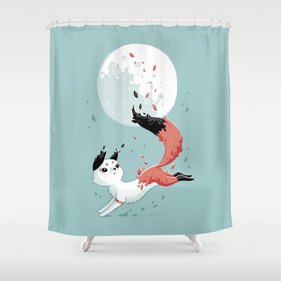 Shedding Shower Curtain