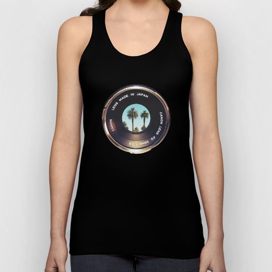 focus on palms Unisex Tank Top