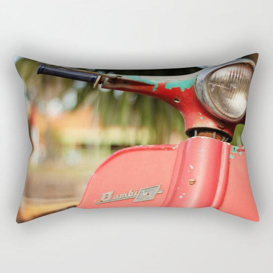 The old scooter - Bambi Rectangular Pillow