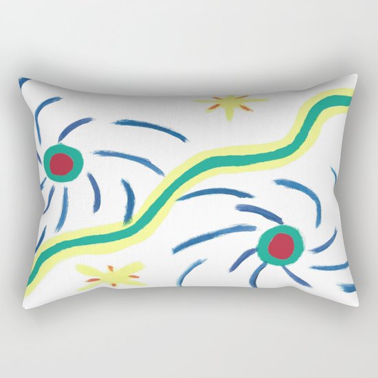 Suns and Hurricanes Rectangular Pillow