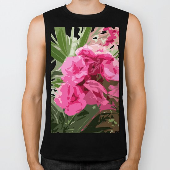 Summer oleander Biker Tank