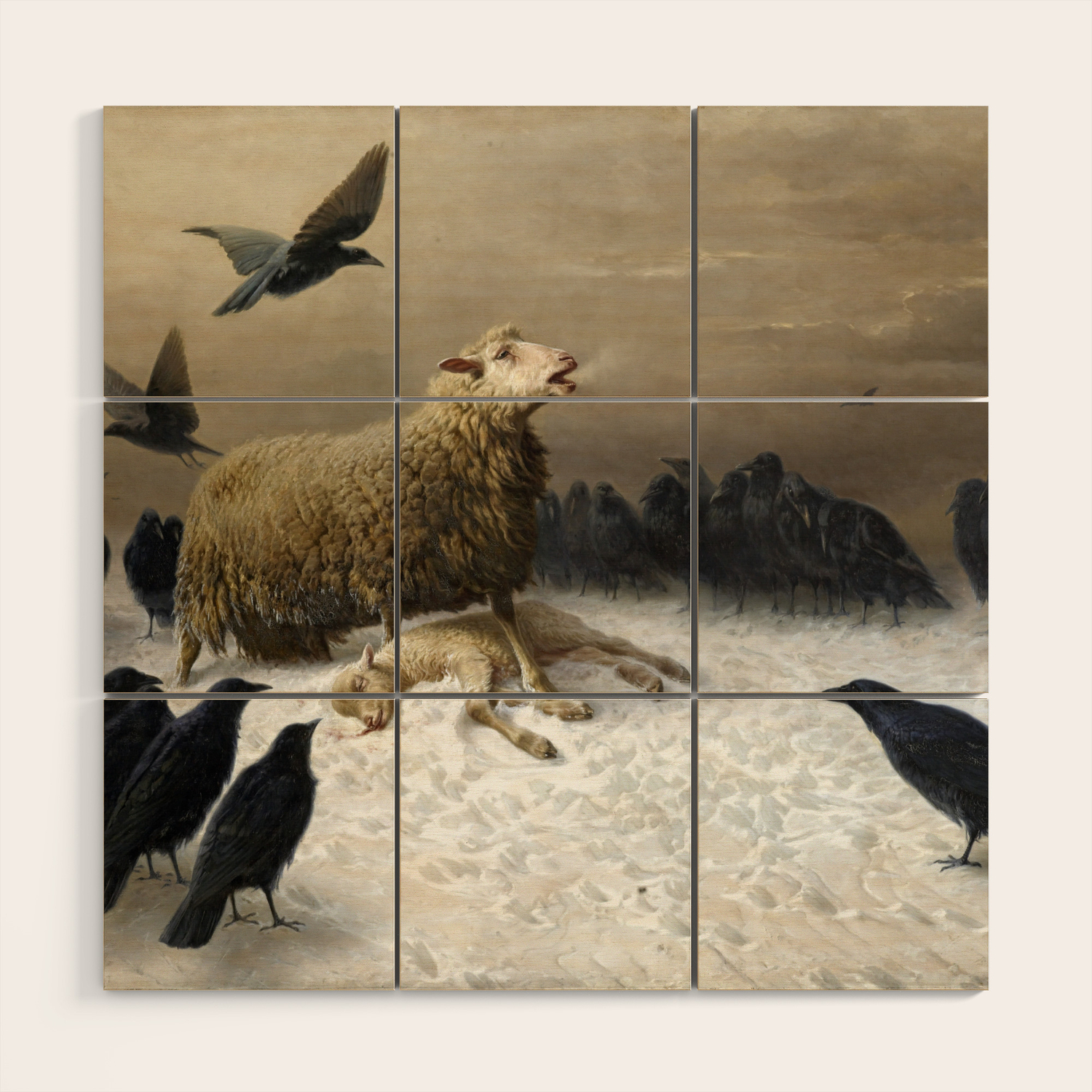 August Friedrich Albrecht Schenck Anguish Wood Wall Art By Pdpress Society6