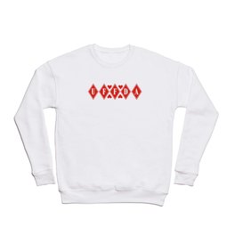 UFF DA Hearts and diamonds Crewneck Sweatshirt