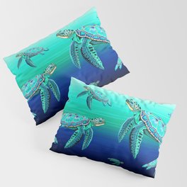 Sea Turtle Turquoise Oceanlife Pillow Sham