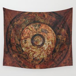 Sao Feng Replica Map Pirates of the Caribbean Wall Tapestry