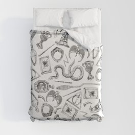 Harry Potter Horcruxes and Items Duvet Cover