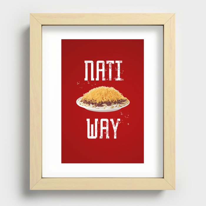 Nati Way Recessed Framed Print