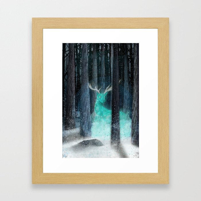 frost, flares Framed Art Print