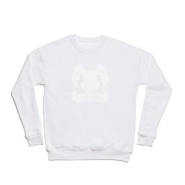 Bargoyles White Dumbbell Crewneck Sweatshirt