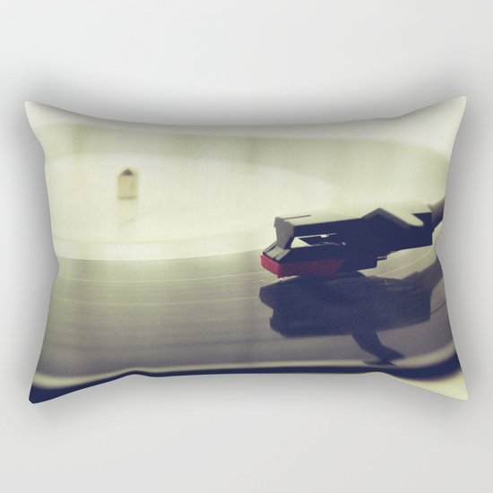 Record player Rectangular Pillow