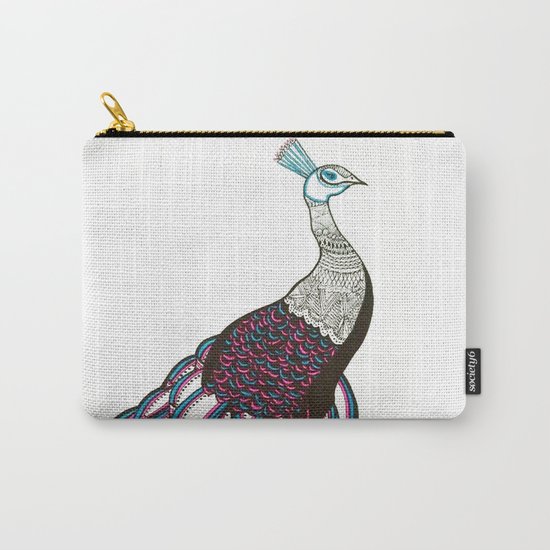Queen Peacock Carry-All Pouch