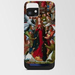 Virgin Mary, Queen of Heaven by Master of the Saint Lucy Legend iPhone Card Case