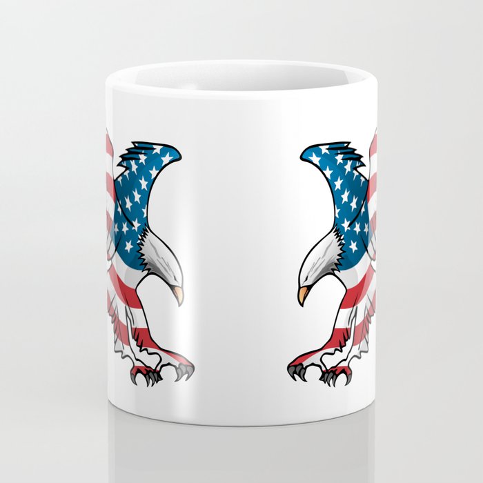 Details about   Coffee Cup Mug Travel 11 15 oz Patriotic Don't Mess With America American Eagle 
