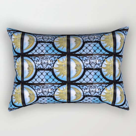 Sun and Moon pattern Rectangular Pillow