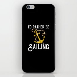 Sailing Boat Quotes Ship Knots Yacht Beginner iPhone Skin