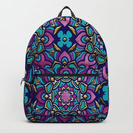 Mosaic in Purple & Gold Backpack