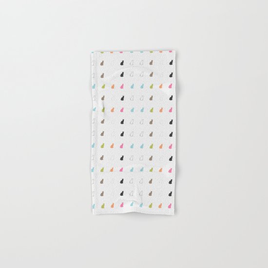 cat pattern#2 Hand & Bath Towel