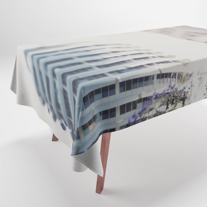 Capitol Records Building, Los Angeles Tablecloth by Laura Evans Society6