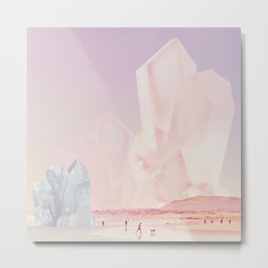 Crystal Beach Metal Print