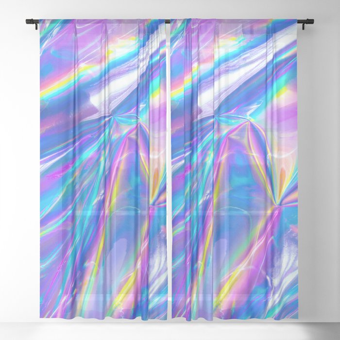 Just A Hologram Sheer Curtain