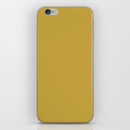 Mid-tone Brown Solid Color Hue Shade - Patternless 3 iPhone Skin