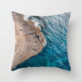 Clear Coastal Waters of the South Coast Throw Pillow