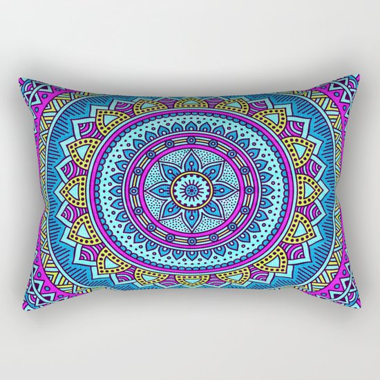Hippie Mandala 20 Rectangular Pillow