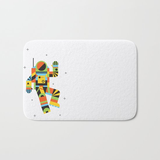 Hello Spaceman Bath Mat