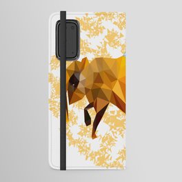Honey bee polygon Android Wallet Case
