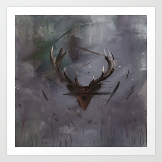 Deer Art Print