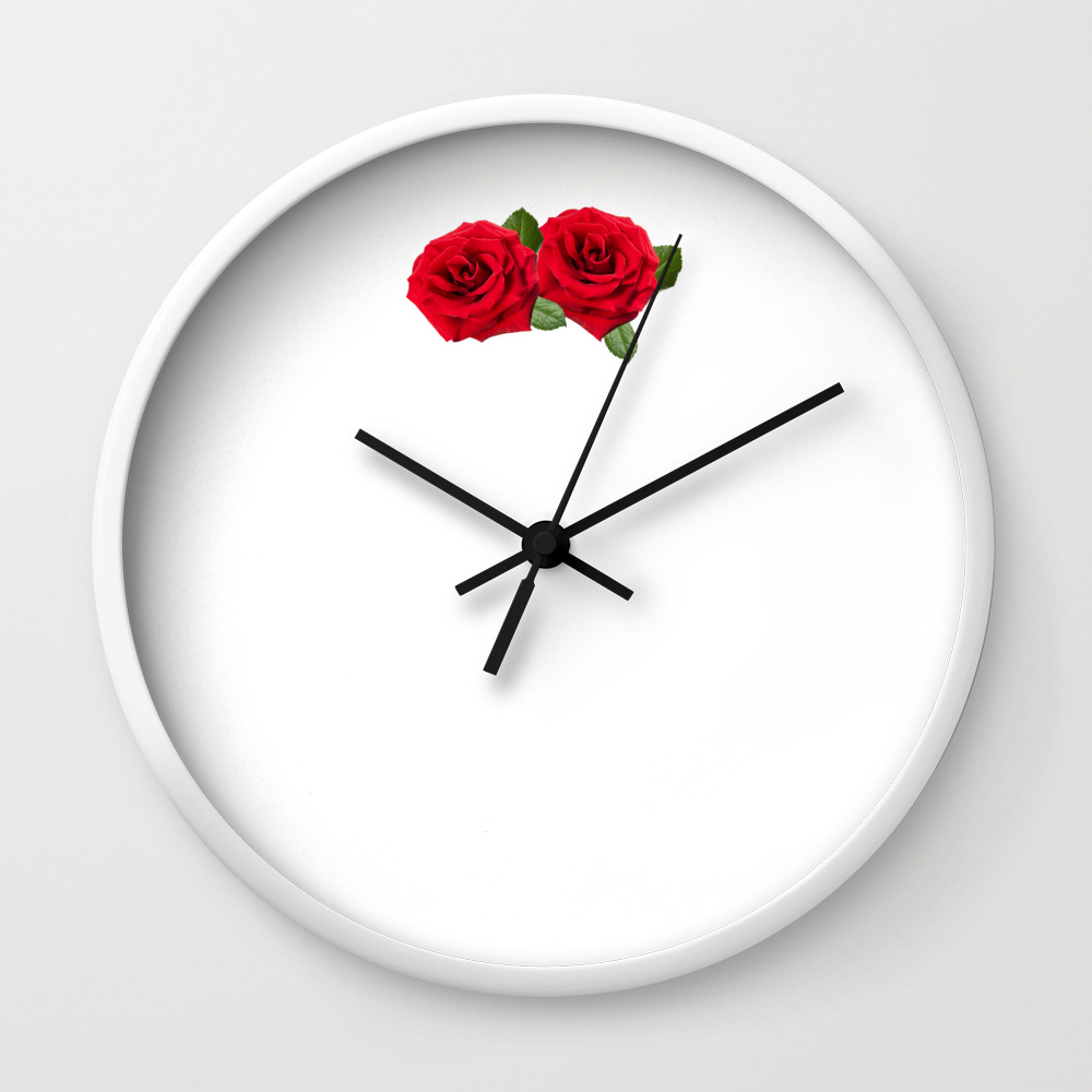 wallpapers Red And Black Clock Aesthetic aesthetic rose with japanese text gift vaporwave red roses wall clock by dc designstudio