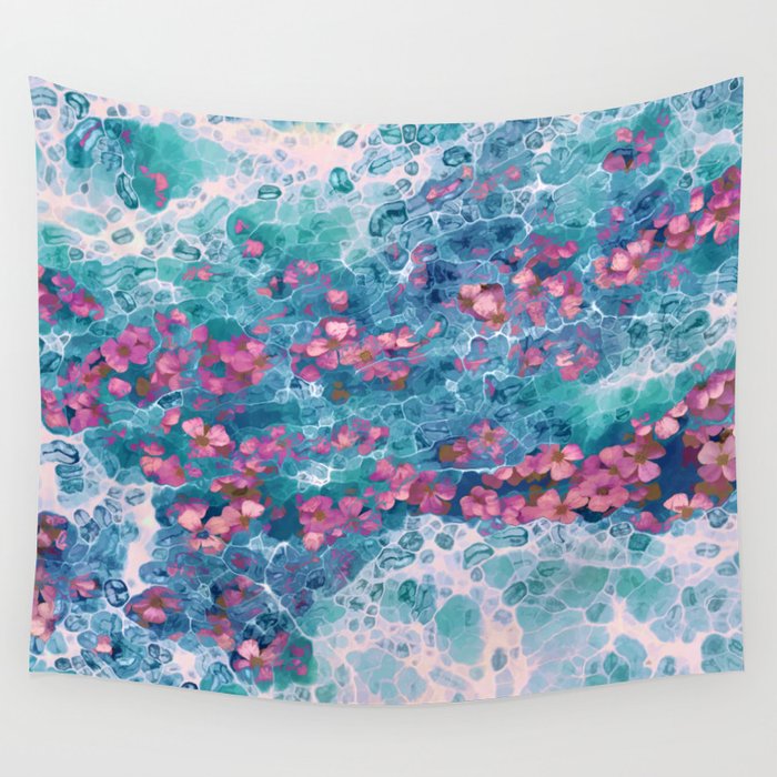 Floral fantasy Wall Tapestry