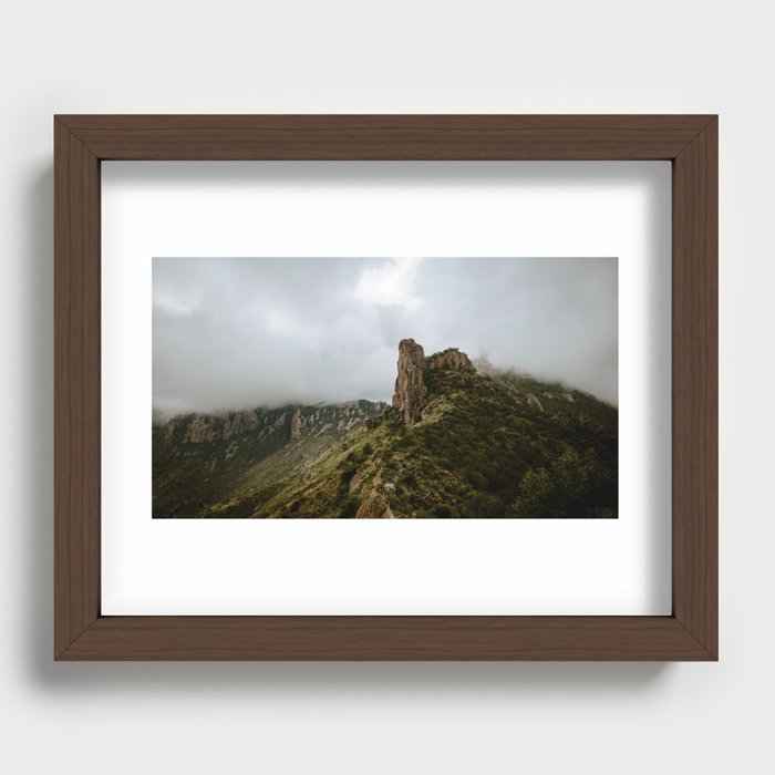 Big Bend Mountaintop - Landscape Photography Recessed Framed Print