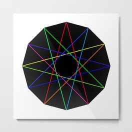 modulo 12 Metal Print | Digital, Modulo, Concept, Circleoffifths, Spectrum, Figurative, Pattern, Graphicdesign 