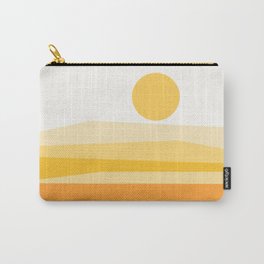 Abstract Landscape 09 Yellow Carry-All Pouch