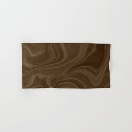 Chocolate Brown Swirl Hand & Bath Towel