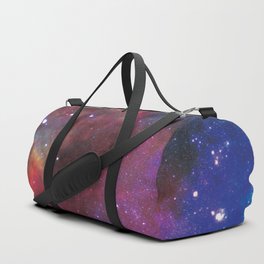 Outer Space Print Space Dust Pattern Duffle Bag