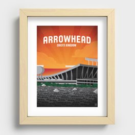 Arrowhead Recessed Framed Print