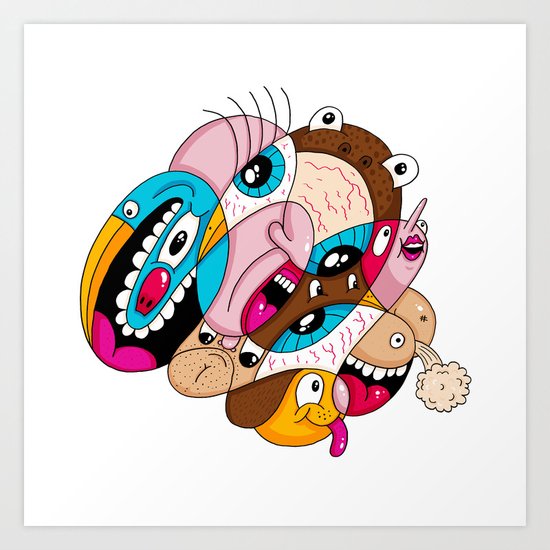 Daily Drawing #1639 Art Print