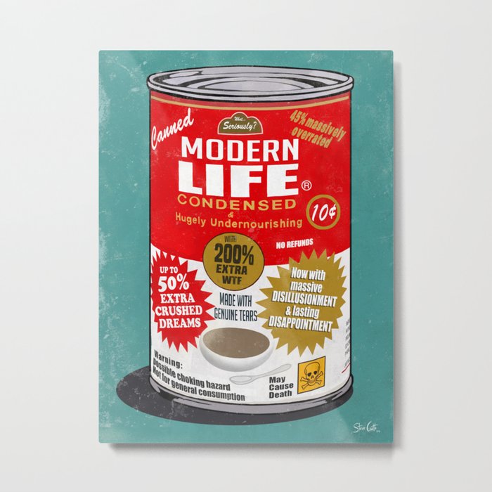 Canned Life Metal Print