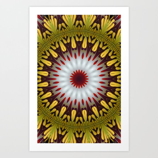 Flames Art Print