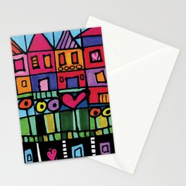 Happy Town Stationery Cards