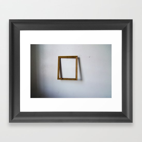 Empty Frame Framed Art Print
